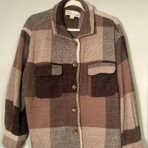 Vintage Havana Hayden Plaid Shirt Jacket
